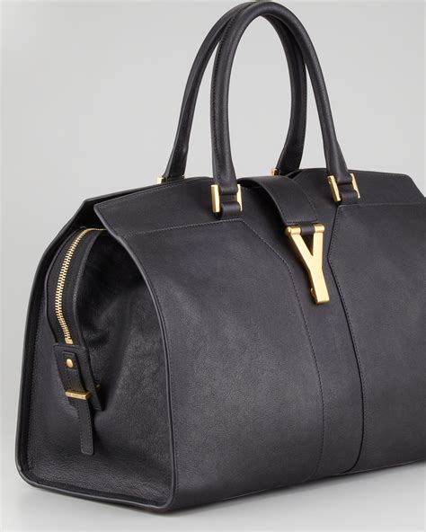 black saint laurent|saint laurent black tote bag.